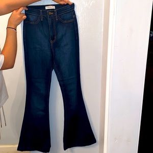 High waisted bell bottoms